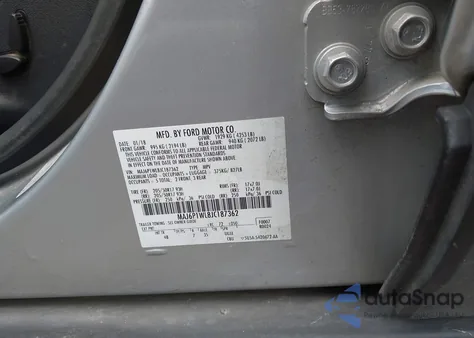 2018 Ford Ecosport Titanium z USA, uszkodzony, nr VIN MAJ6P1WL8JC187362